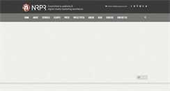Desktop Screenshot of nrprgroup.com